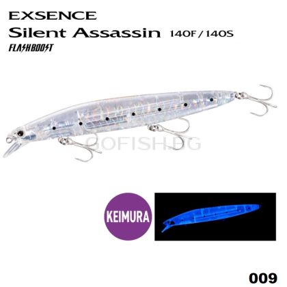 Shimano Exsence Silent Assasin 140S Flash Boost XM-214T -009