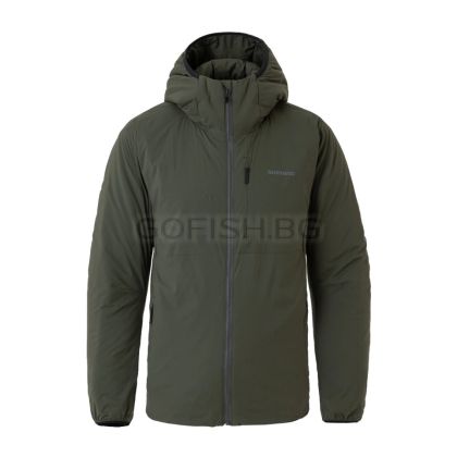 Shimano Active Insulation Jacket Hoodie WJ-056U - Khaki