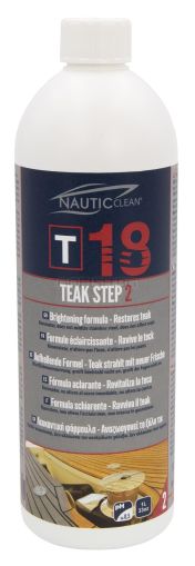 Препарат за почистване на дърво Nautic clean 18 Teak step 2- teak cleaner - 1l.