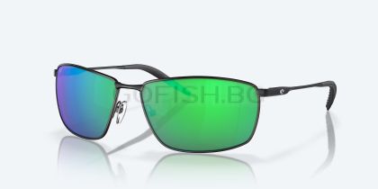 Costa TURRET sunglasses- 11 Matte Black Green Mirror 580P
