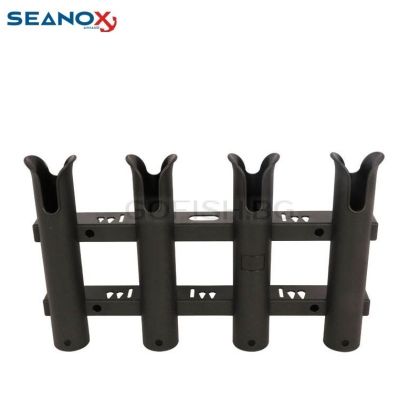 Четворна PVC стойка за въдици SEANOX - черен 450325