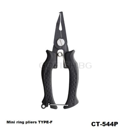Клещи Shimano for PE and Mini split rings #00-#3 CT-544P Type-F 