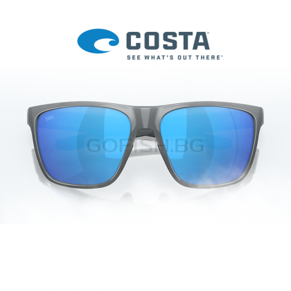 Costa FERG XL 298 Shiny Gray frame, Blue Mirror 580G