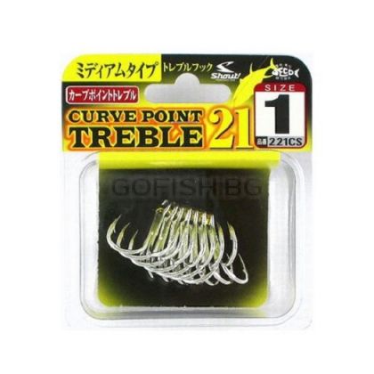 Hook Shout Treble 21 Curve Point