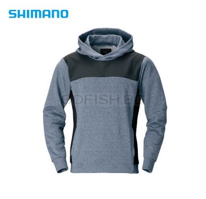 Полар с качулка Shimano PARKA WJ-075S color:Blue/Grey,
