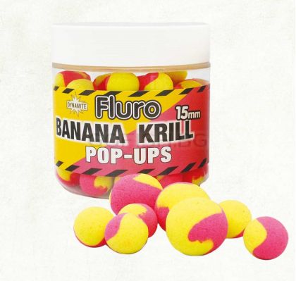 Dynamite Baits Pop Ups Two Tone Krill/Bananas