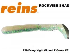 REINS Rockvibe Shad 2" #736 Every Night Okiami F Green KR