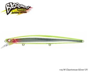 Blue Blue Blooowin 140J -26gr. Jerk Edition #05 W Chartreuse Silver UV