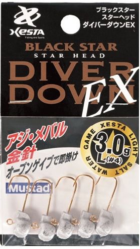 Глава за силикон XESTA Black Star Head Diver Down EX