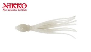 NIKKO Squid Rubber 3.5" 8.5cm. # Keimura GLOW