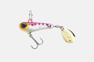  Jackall Good Meal Spin 7g. #Pink/Lens Holo