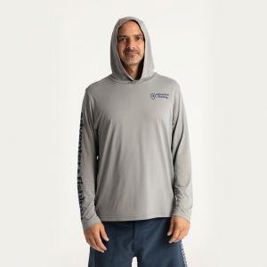 Adventer Fishing Limestone Hooded T-shirt with long sleeves