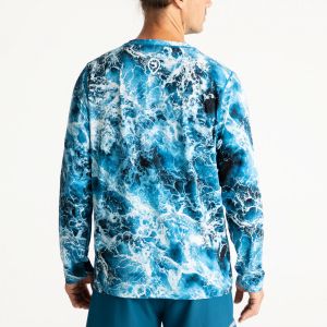 Adventer Fishing UV T-shirt with long sleeves - Stormy Sea