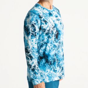 Adventer Fishing UV T-shirt with long sleeves - Stormy Sea