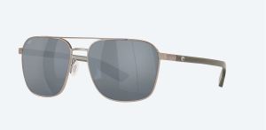 Costa WADER - Brash Gunmetal Gray Silver Mirror 580P