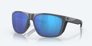  Costa FERG XL Shiny Gray Blue Mirror 580P