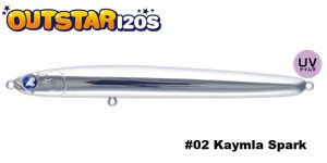 Blue Blue OUTSTAR 120S 20g. 120mm. #022