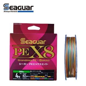 Плетено влакно Seaguar Grandmax PE x8 5colors 300m.