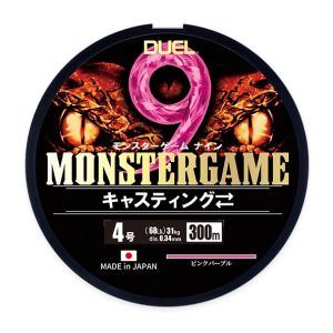 Плетено влакно DUEL Monstergame 9 200m. PinkPurple