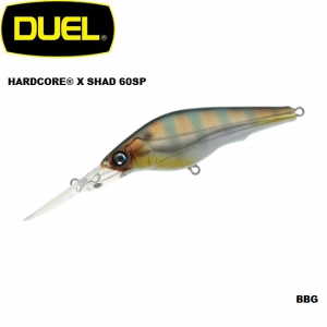 DUEL Hardcore X Shad 60SP