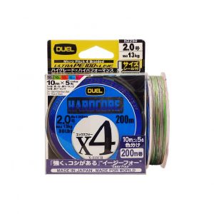 Плетено влакно DUEL Hardcore X4 Multi Color 200m.