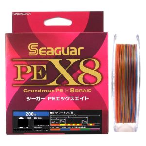 Плетено влакно Seaguar Grandmax PE x8 5colors 200m.