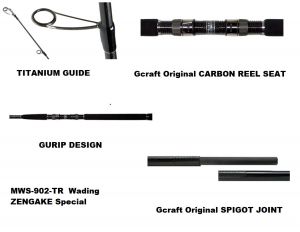 Въдица G-Craft Seven Sencs TR Mid Water MWS-902TR 2,75m. 28gr.