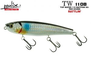 Воблер Molix Top Water 110mm.Baitfish
