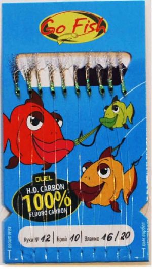 Go Fish N:12 Fluoro Carbon-Feather+UV lame
