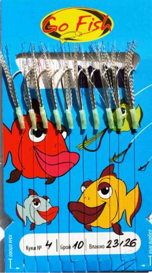 Go Fish N:4 featherо +UV lame