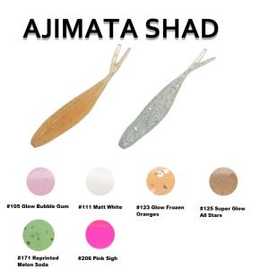 REINS SW Ajimata Shad 50mm/15pcs