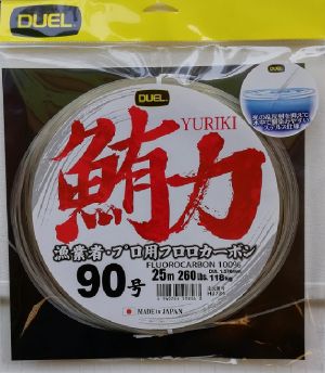 Месина DUEL YURIKI Fluorocarbon 100% 25m. 