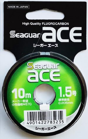 Seaguar Ace 100% Fluorocarbon 10m.