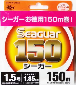 Месина Seaguar 100% Fluorocarbon 150m.