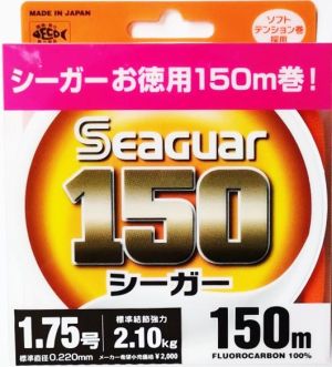 Месина Seaguar 100% Fluorocarbon 150m.
