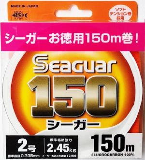Месина Seaguar 100% Fluorocarbon 150m.