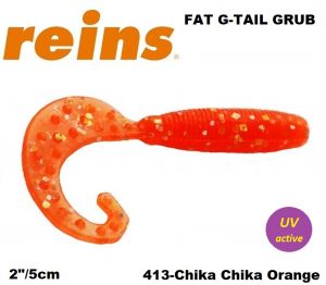 Силиконова примамка Reins Fat G Tail Crub 2" 5cm
