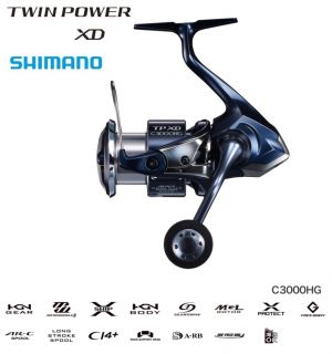 Shimano 21 Twin Power XD C3000 HG