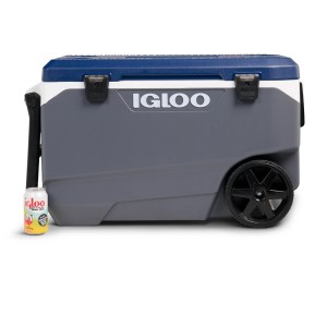 IGLOO LATITUDE 90QT MAXCOLD ROLLER CARBON - 85l.