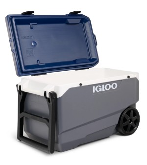 IGLOO LATITUDE 90QT MAXCOLD ROLLER CARBON - 85l.